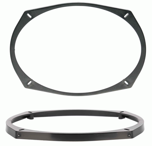 Metra 82-6902 Universal 1/2" Plastic Spacer Rings for most 6x9" Speakers
