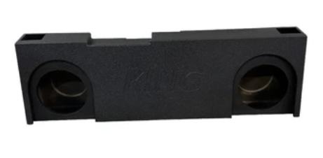 King Boxes AK-GMC14-12 Dual 12" Spray-lined Box 2014-18 Chevy/GMC Crew Cab