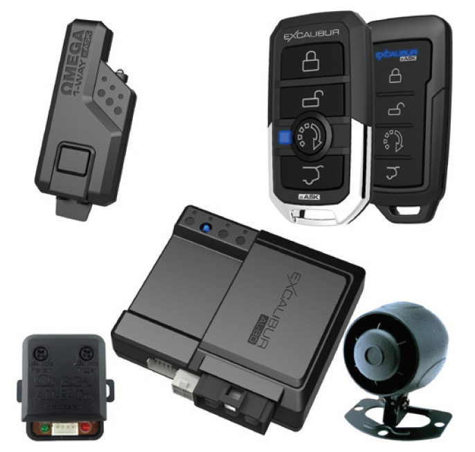 Omega Excalibur AL1680 1-Way Remote Start, Security, and Keyless Entry