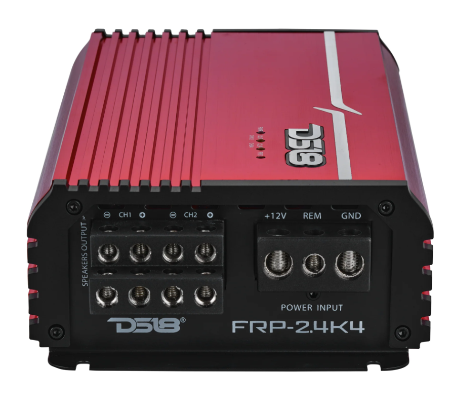 DS18 FRP-2.4K4 Class D Full Range 2400W RMS 4-channel Amplifier