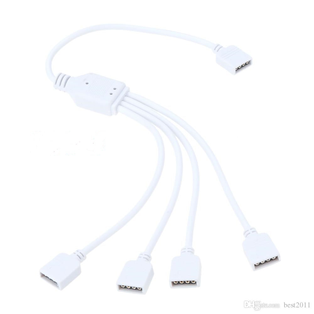 LED 4-Pin Strip Light Splitter, 1 to 4