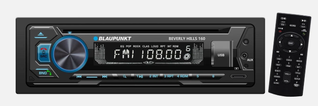 Blaupunkt BEVERLYHILLS160 Single-Din CD/DVD Player with Bluetooth