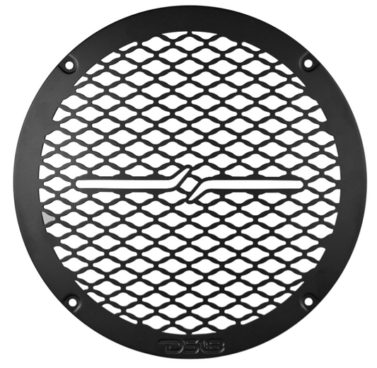 DS18 PRO-GRILL8MS Universal 8" Shallow Metal Speaker Grill Covers -Red or Black