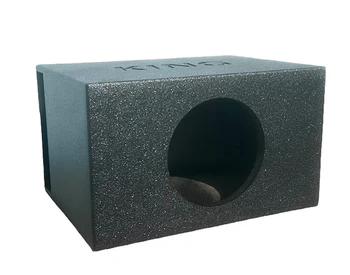 King Boxes AK-10VLS Spray-Lined Single Vented 10" Subwoofer Box
