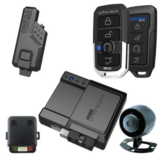 Omega Excalibur AL1680 1-Way Remote Start, Security, and Keyless Entry