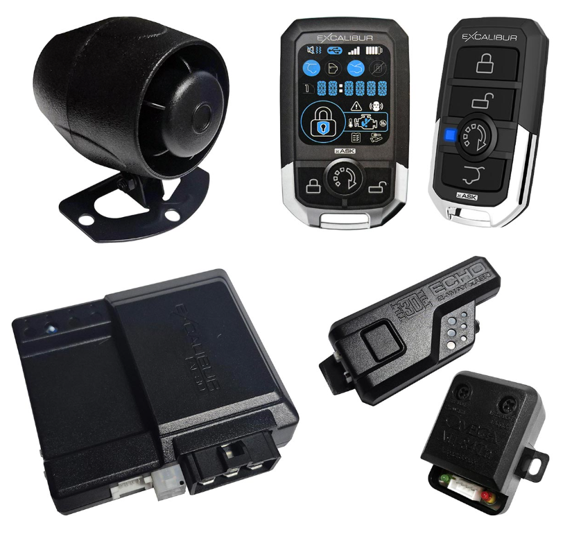 Omega Excalibur AL-1880-3D 2-Way Deluxe Remote Start, Security, and Keyless Entry