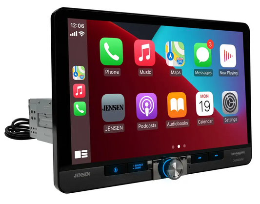 Jensen CAR140MW 10.1″ Receiver w Wireless Apple CarPlay, Android Auto, Maestro