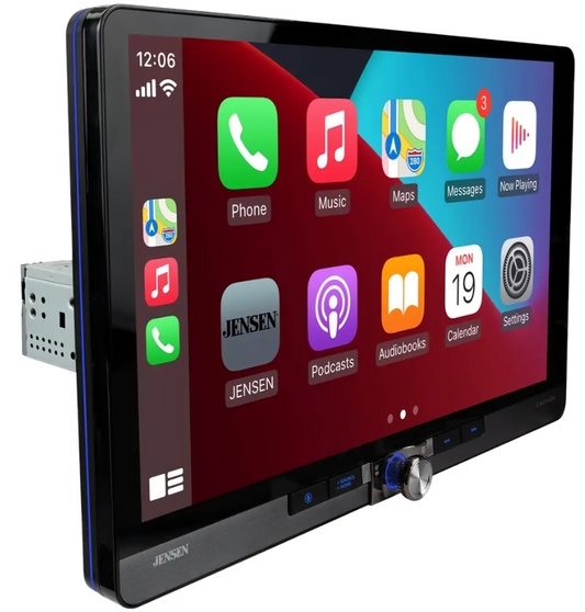 Jensen CAR1415 14″ Receiver with Wireless Apple CarPlay and Android Auto, Maestro