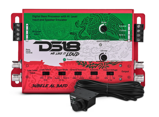 DS18 DBPX200.MX Digital Bass Processor with HiLo Converter and Speaker Emulator