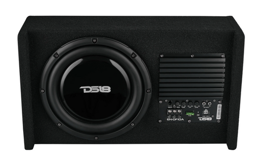 DS18 EN-DF10A Amplified Loaded Shallow Downfire Box with 10" Sub