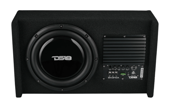 DS18 EN-DF10A Amplified Loaded Shallow Downfire Box with 10" Sub
