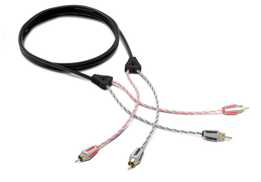 DS18 100% Copper Braided Dual Twist RCA -Choose length