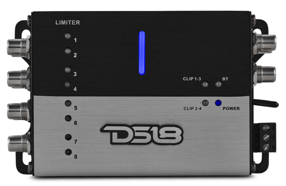 DS18 I48DSP 4 Channel In to 8 Channel Out DSP with Bluetooth and App Control