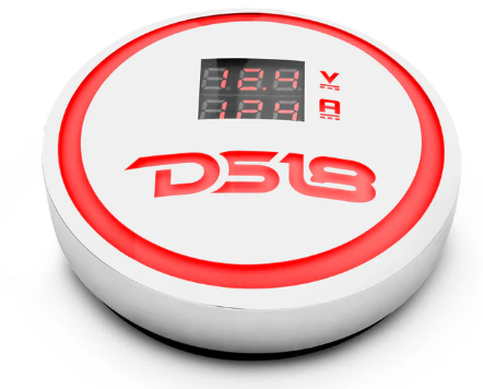 DS18 LBC6VAM Volt/Current Meter with RGB Lighting DS18 Logo