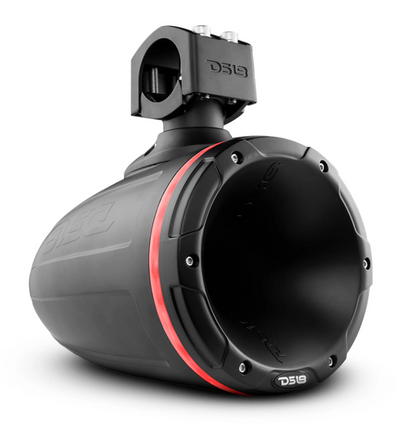 DS18 NXL-XDT/BK Marine/Powersports 7" Driver Tower with RGB LED lights