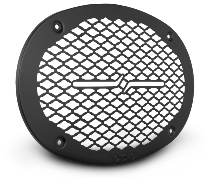 DS18 PRO-GRILL69MS Universal 6x9" Shallow Metal Speaker Grill Covers -Red or Black