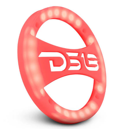 DS18 PRO-GRILL8LGO Universal 8" Speaker Grill Cover with RGB Lights and DS18 Logo