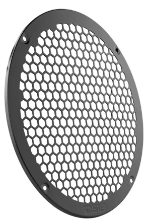 DS18 PRO-GRILL8MS Universal 8" Hex Pattern Shallow Metal Speaker Grill Cover - Red or Black
