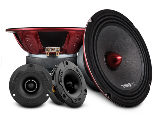 DS18 PRO-X8.4BMPK Package with 2 PRO-X8.4BM Mid Ranges and 1 PRO-TWX1/BK Tweeters