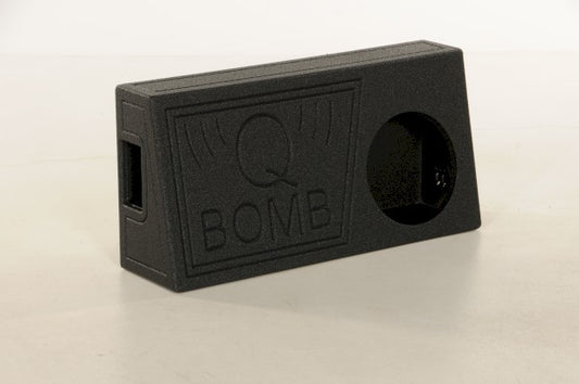 QBTRUCK110V Spray-Lined Single 10" Vented Truck Subwoofer Box