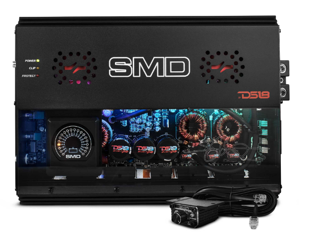 DS18 SMD-3000.1D 1-channel Steve Meade Collab Amp 3000W RMS at 1 Ohm