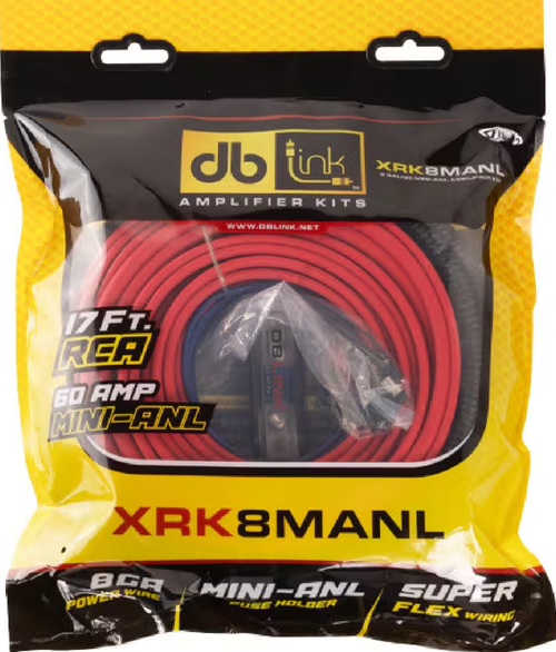 DBLink XRK8MANL 8 Ga. Amp Kit