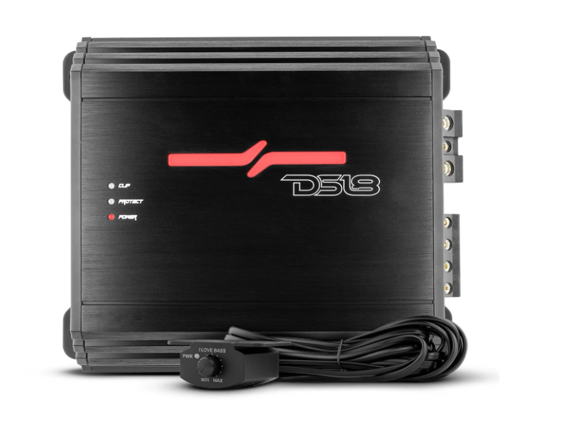 DS18 ZR500.1 Class D 1-channel Amplifier 500W RMS at 1 Ohm