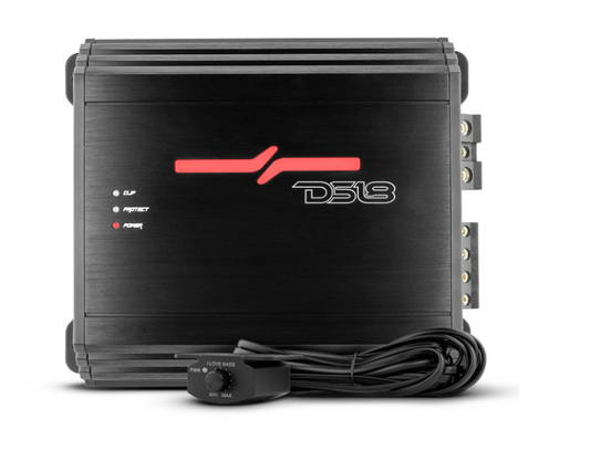 DS18 ZR500.1 Class D 1-channel Amplifier 500W RMS at 1 Ohm