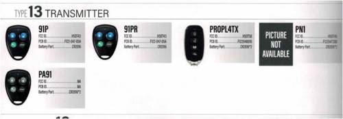 Audiovox Prestige 91P Replacement Remote