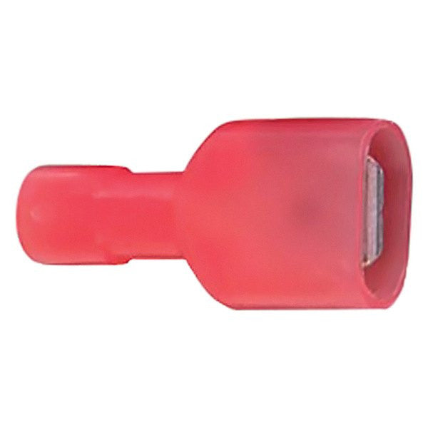 MD250NFR Nylon Fully Insulated Male Quick Disconnects 22/18 Gauge Red