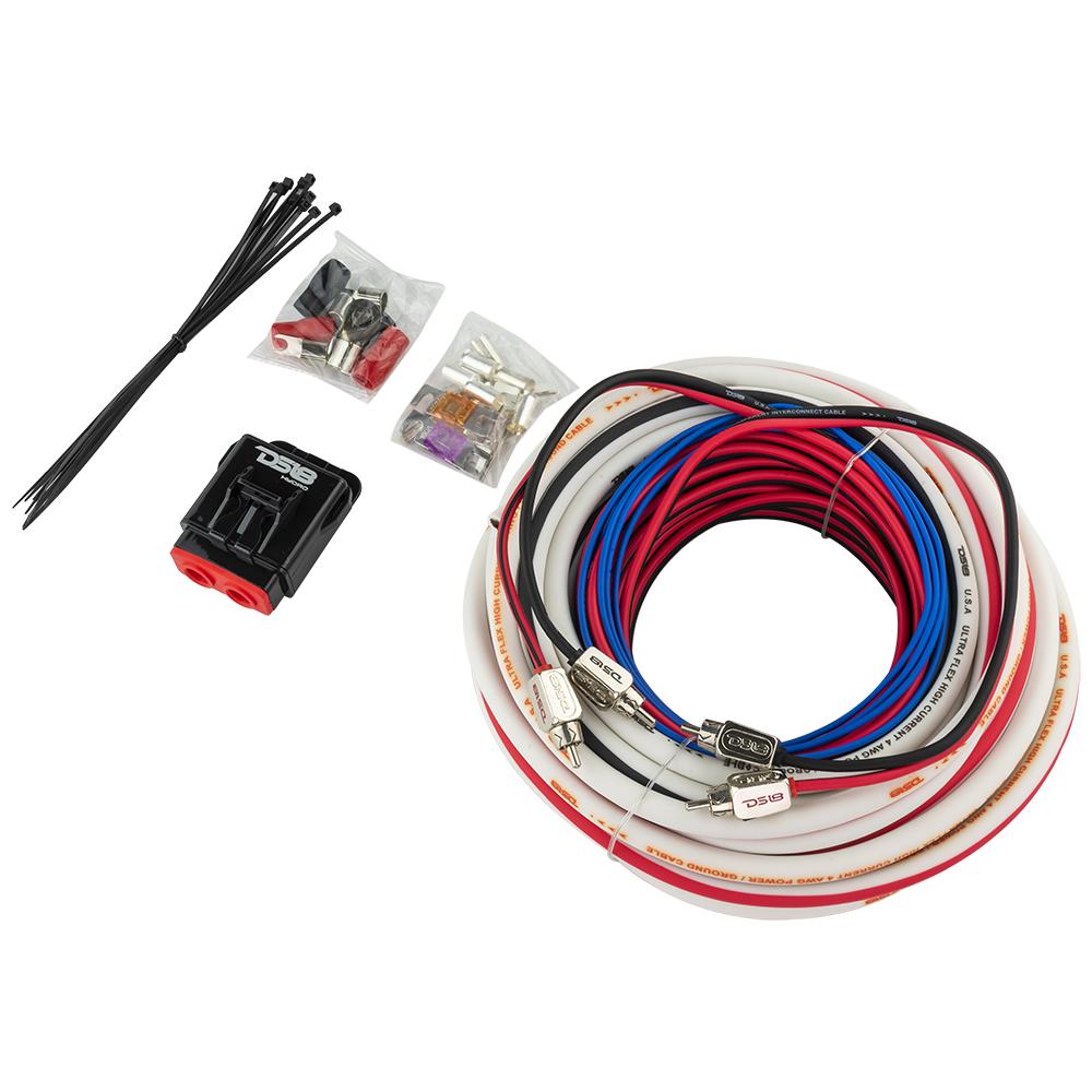 DS18 MOFCKIT4 Marine OFC 4 Gauge Amp Kit