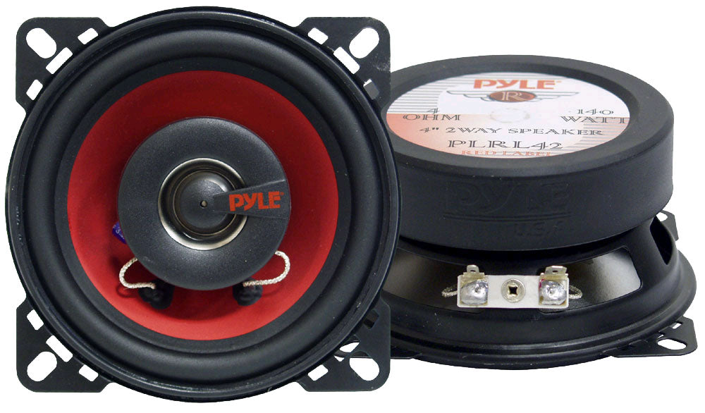 Pyle PLRL42 4" Speakers 140W Max