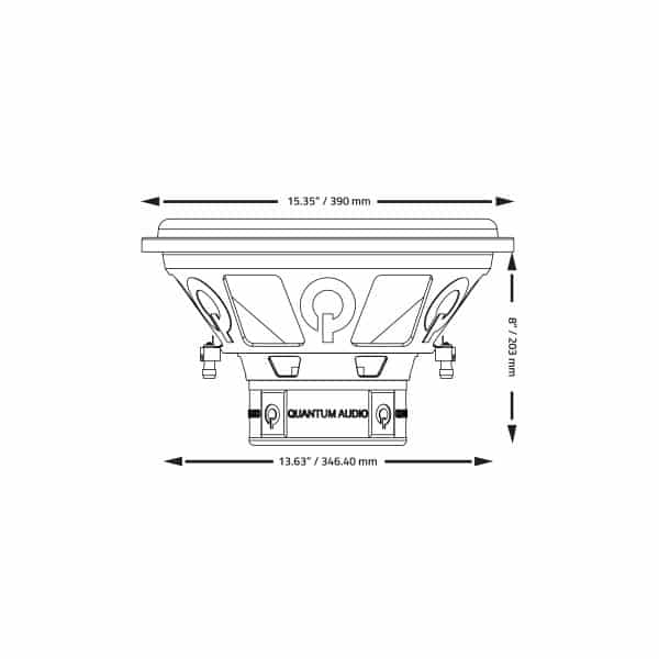 Quantum QW5000/15D4 15" 5000W Max Subwoofer