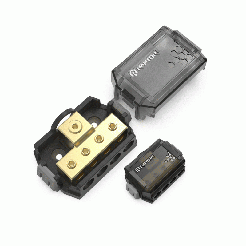 Raptor RDB2 4-Position Ground Distribution Block