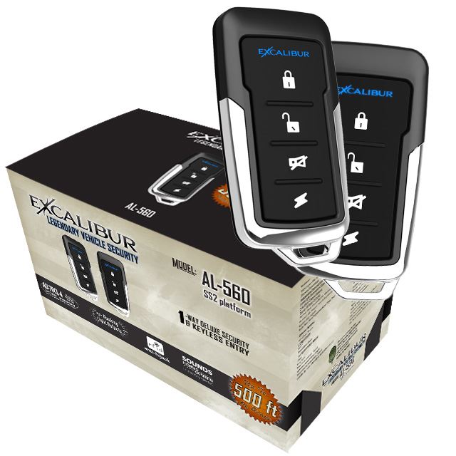 Omega Excalibur AL560 1-Way Security and Keyless Entry