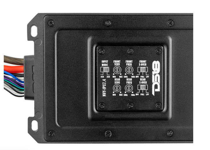 DS18 NVY-IPX7.4 Full Range Marine 4-Channel Amplifier